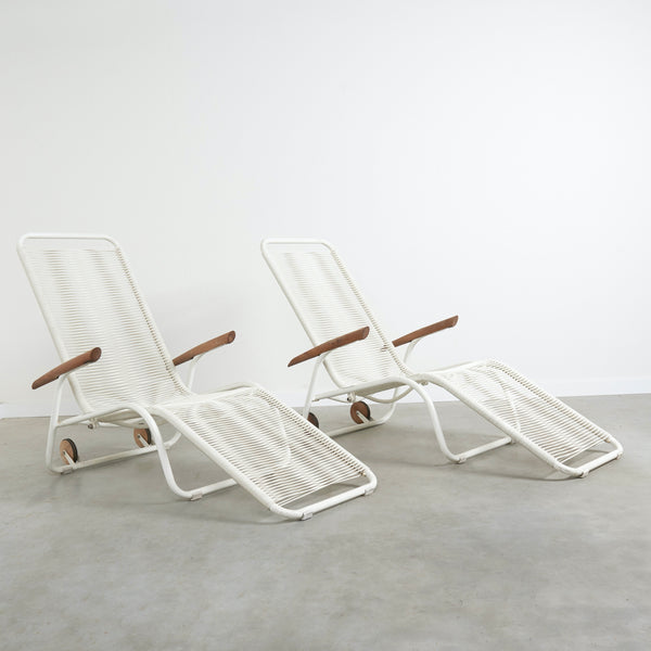 Vintage spaghetti garden chairs by Henkel, 1960s