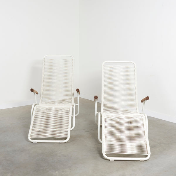 Vintage spaghetti garden chairs by Henkel, 1960s