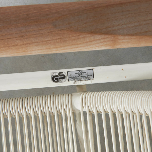 Vintage spaghetti garden chairs by Henkel, 1960s