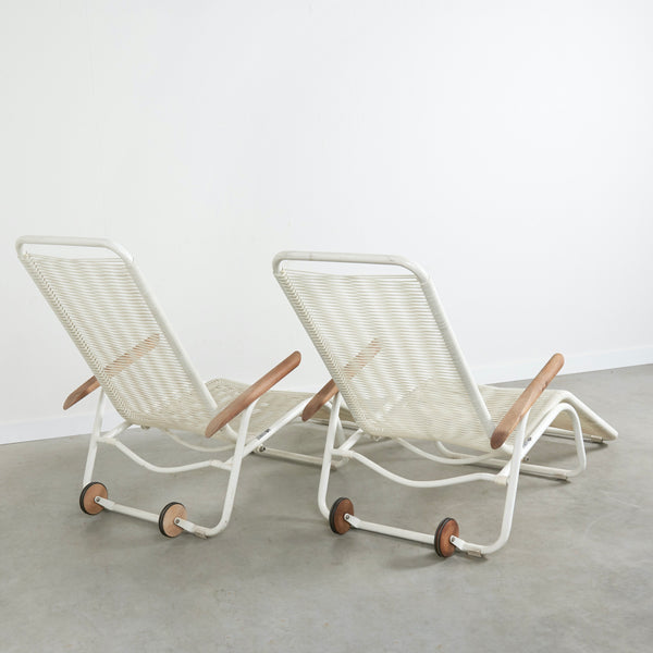 Vintage spaghetti garden chairs by Henkel, 1960s