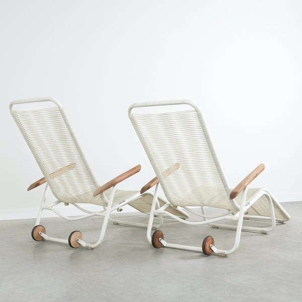 Vintage spaghetti garden chairs by Henkel, 1960s
