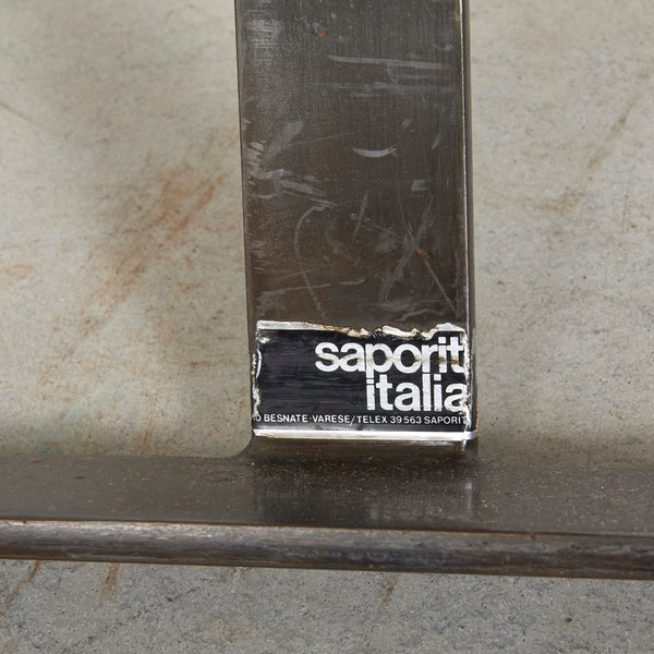 Set of 6 dining chairs by Giovanni Offredi for Saporiti, 1970s