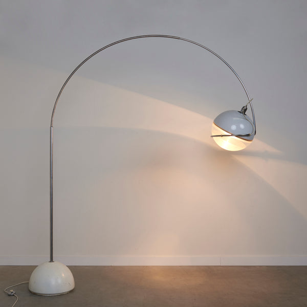 "Focus" floor lamp by Fabio Lenci for Guzzini, Italy 1970s