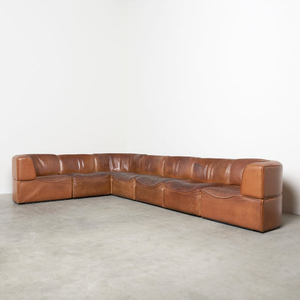 Vintage De Sede modular sofa DS-15, 1970s