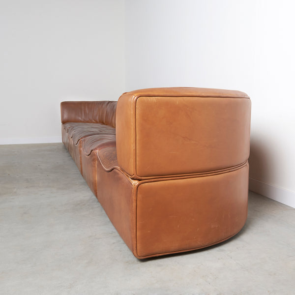 Vintage De Sede modular sofa DS-15, 1970s