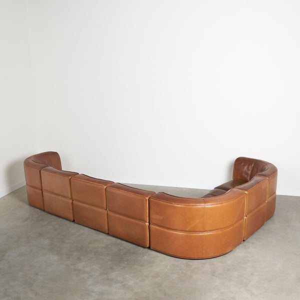Vintage De Sede modular sofa DS-15, 1970s