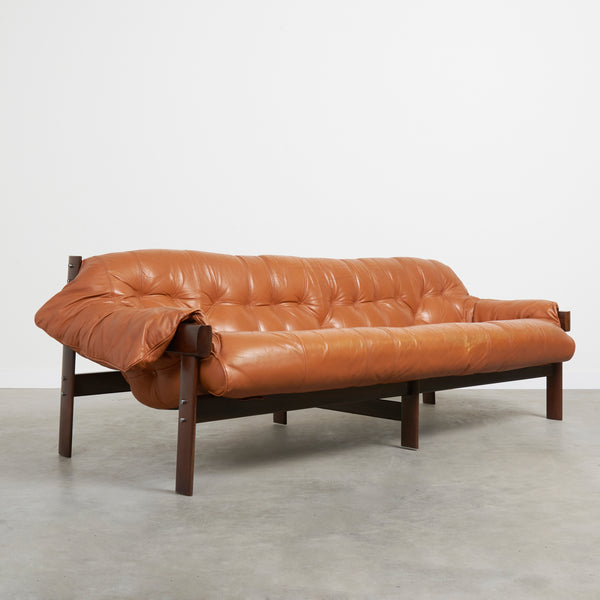 Vintage Percival Lafer 3 seat sofa MP-41, Brasil 1960s