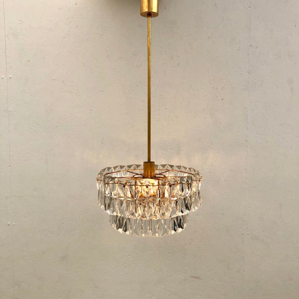 Vintage Kinkeldey chandelier, German design 1970s