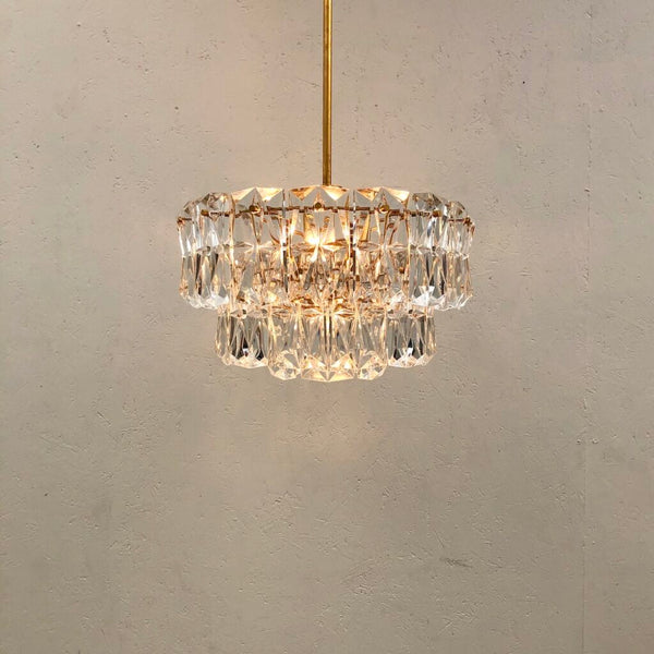 Vintage Kinkeldey chandelier, German design 1970s