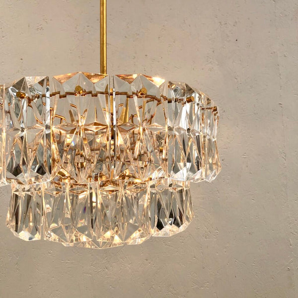 Vintage Kinkeldey chandelier, German design 1970s