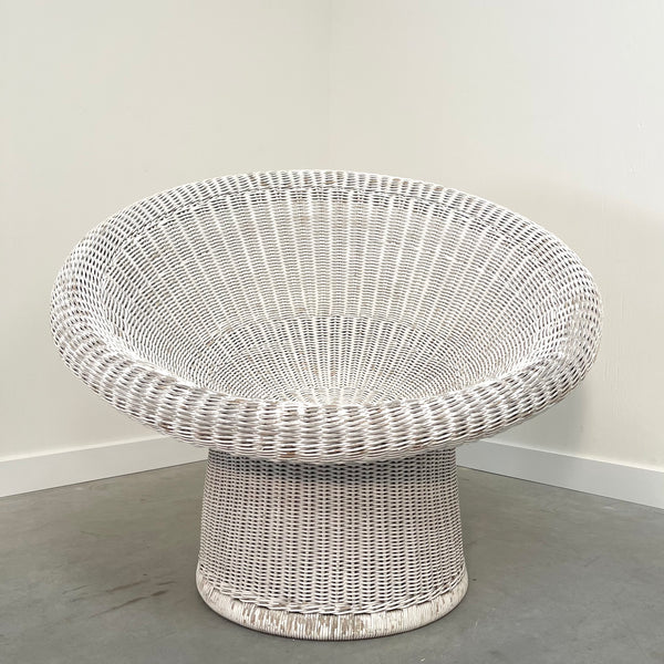 Vintage wicker chair by Egon Eiermann, 1950s