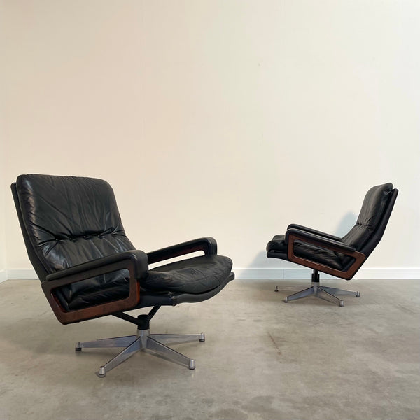Two King chairs by André Vandenbeuck for Strässle, 1960s