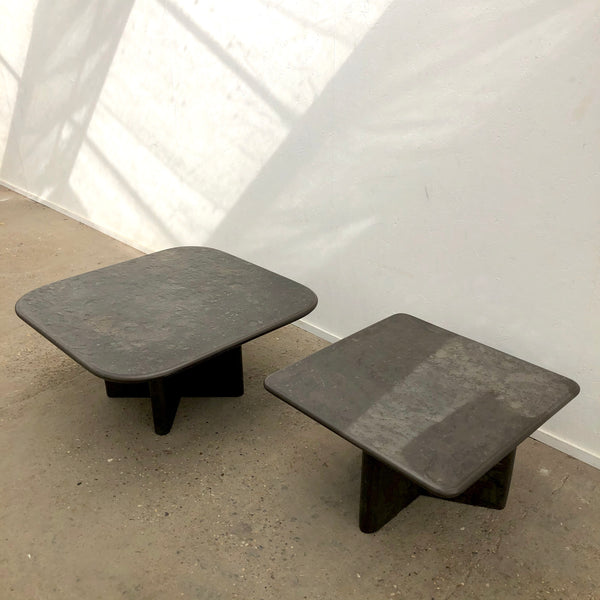Mid century Brutalist fossil coffee table by Draenert