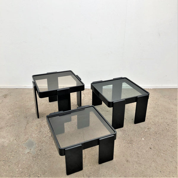 Vintage Cassina nesting tables, Italy 1960s