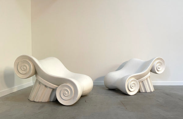 Vintage lounge set, in style of the Capitello lounge chairs by Studio 65