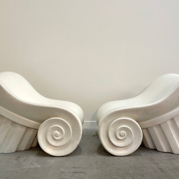 Vintage lounge set, in style of the Capitello lounge chairs by Studio 65