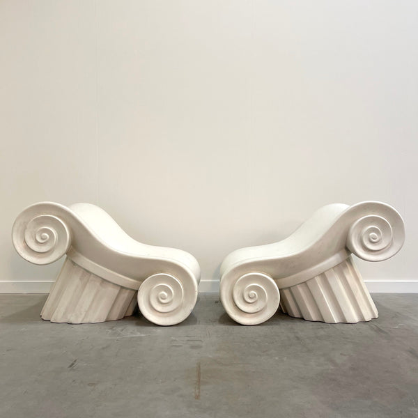 Vintage lounge set, in style of the Capitello lounge chairs by Studio 65