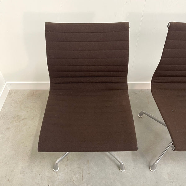Six Herman Miller low back chairs, model EA105