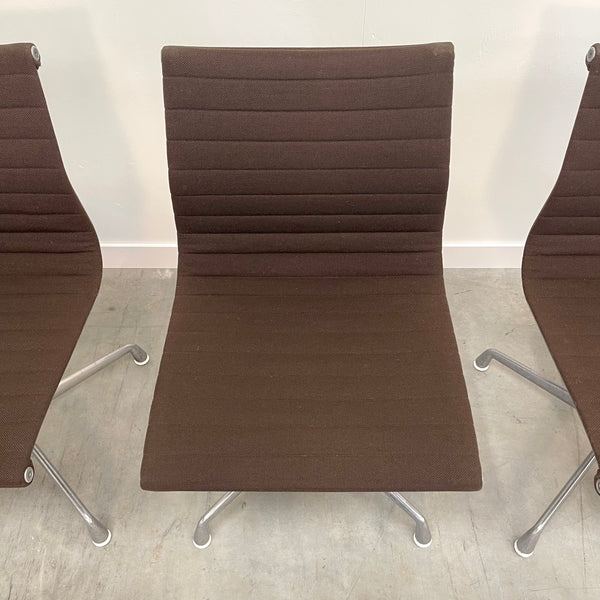 Six Herman Miller low back chairs, model EA105