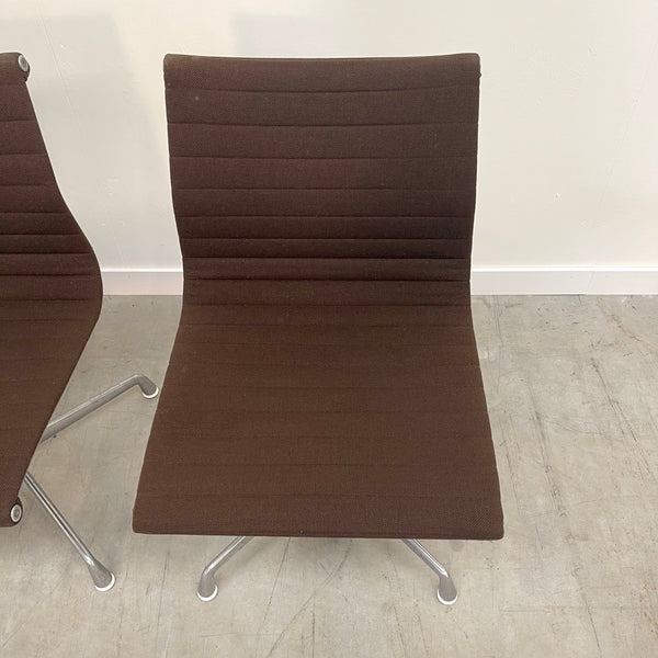 Six Herman Miller low back chairs, model EA105