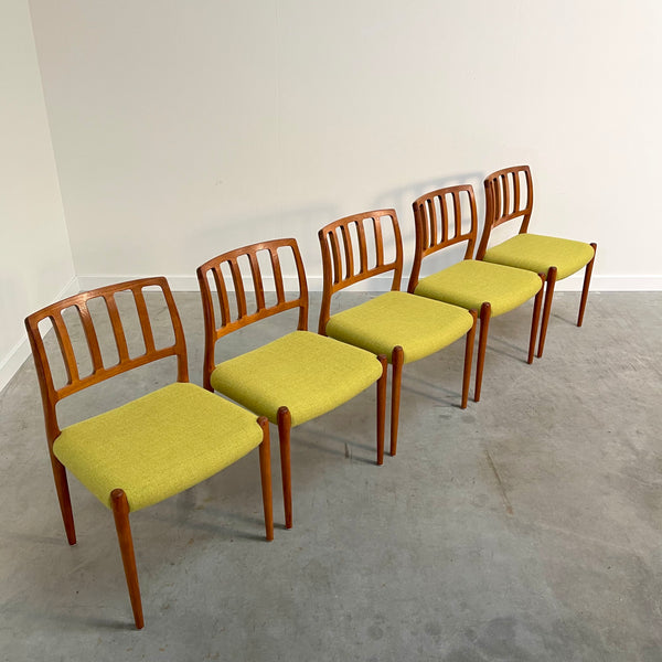 Dining chairs by Niels Otto Møller for JL Møllers, model 83, Denmark 1960s