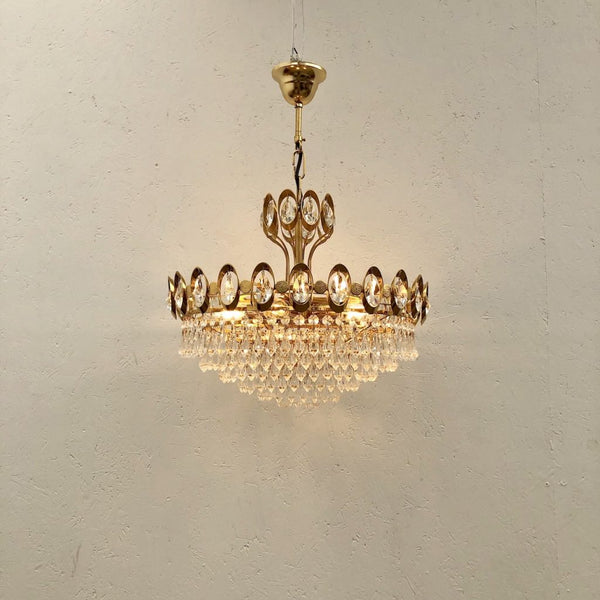 Vintage Palwa chandelier, 1970s, Germany