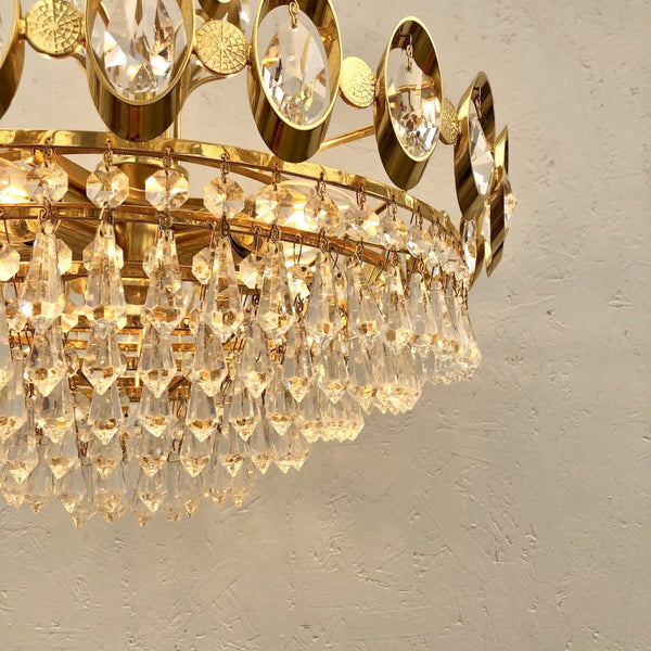 Vintage Palwa chandelier, 1970s, Germany