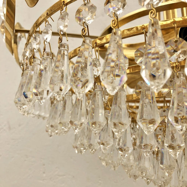 Vintage Palwa chandelier, 1970s, Germany