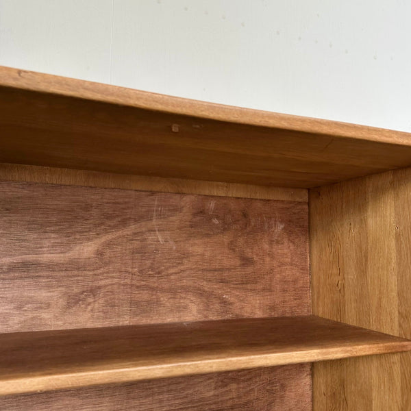 Spanish oak cabinet in Brutalist style, 1970s