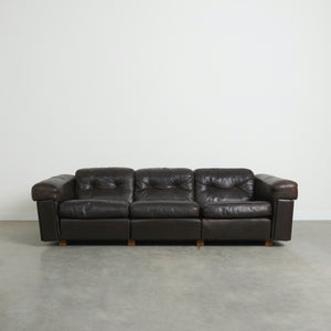 Robert Haussmann 3 seat lounge sofa, De Sede 1970s