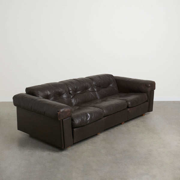 Robert Haussmann 3 seat lounge sofa, De Sede 1970s