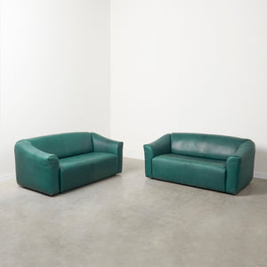 De Sede sofa, model DS47 in green leather
