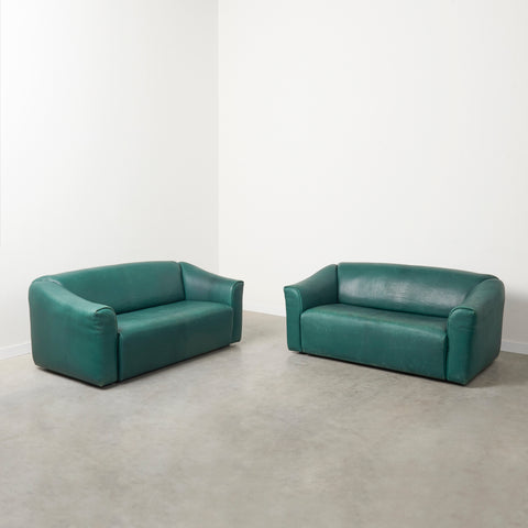 De Sede sofa, model DS47 in green leather