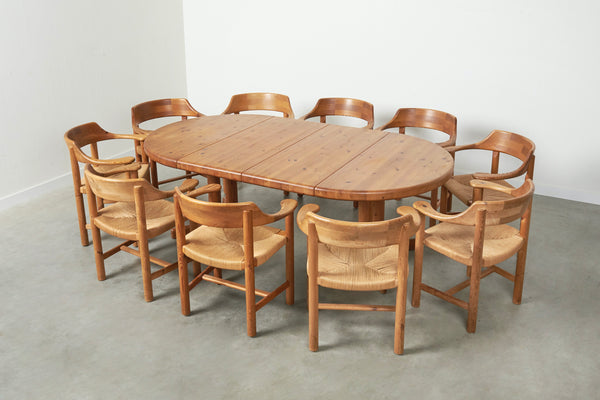 10x Daumiller dining chairs, Gramrode 1970s
