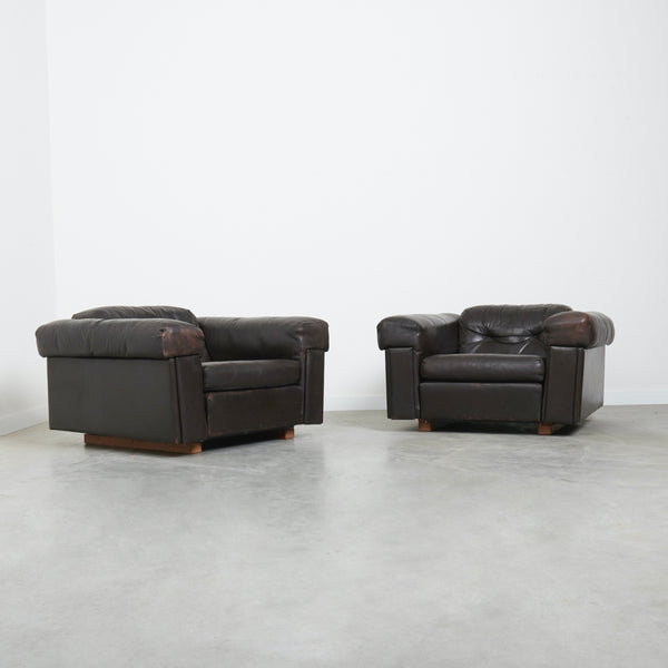 Robert Haussmann 2 seat lounge sofa, De Sede 1970s