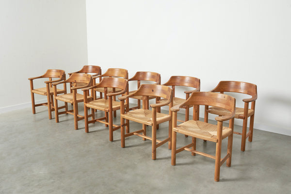 10x Daumiller dining chairs, Gramrode 1970s