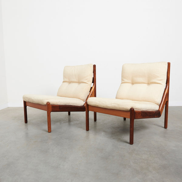 Set Illum Wikkelsø lounge chairs, Denmark 1960s