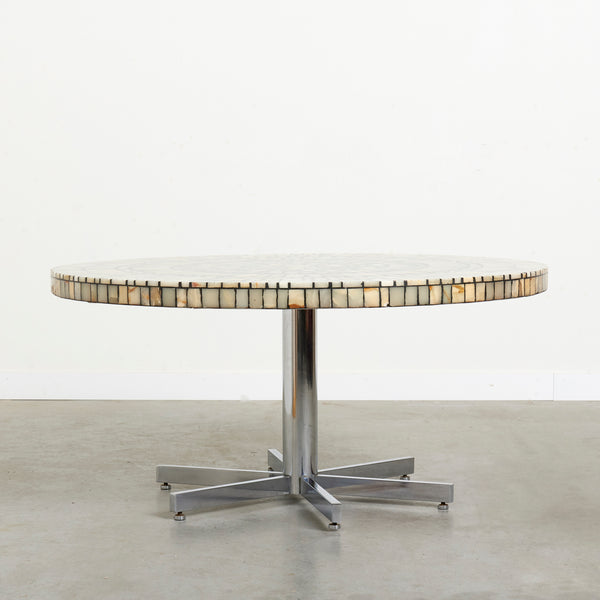 Mosiac marble coffee table by Heinz Lilienthal, 1960s