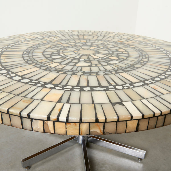 Mosiac marble coffee table by Heinz Lilienthal, 1960s