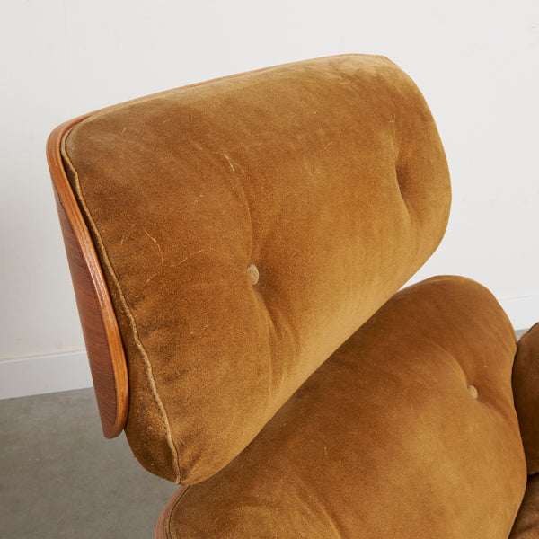 Giroflex lounge chair with hocker, 1960s