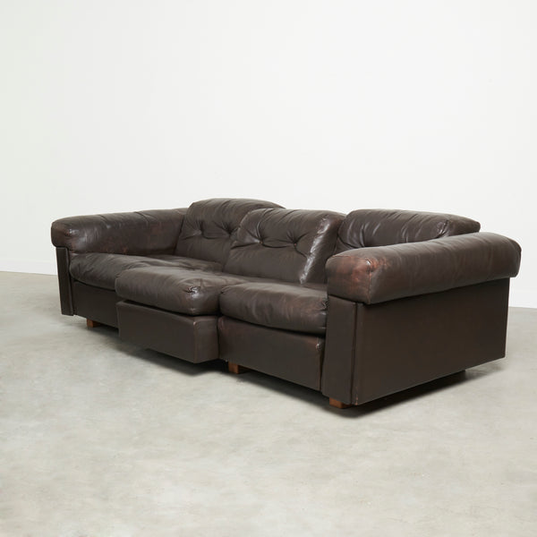 Robert Haussmann 3 seat lounge sofa, De Sede 1970s