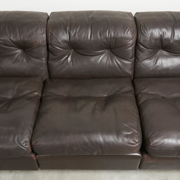 Robert Haussmann 3 seat lounge sofa, De Sede 1970s