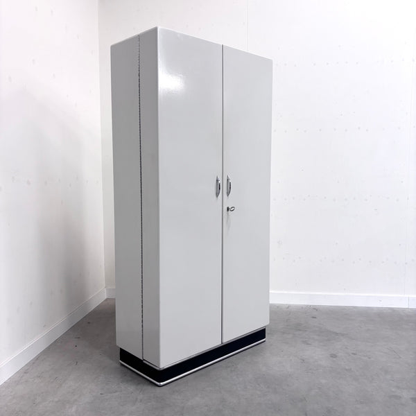 Early 20th century wooden medicine chest in Bauhaus style