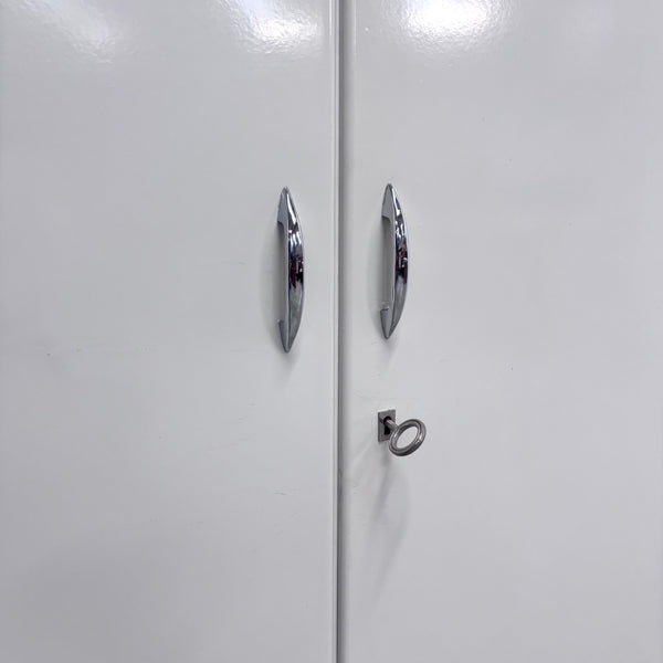 Early 20th century wooden medicine chest in Bauhaus style