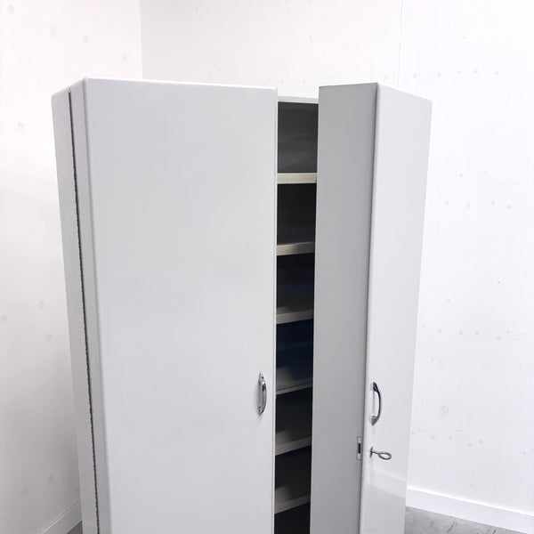 Early 20th century wooden medicine chest in Bauhaus style