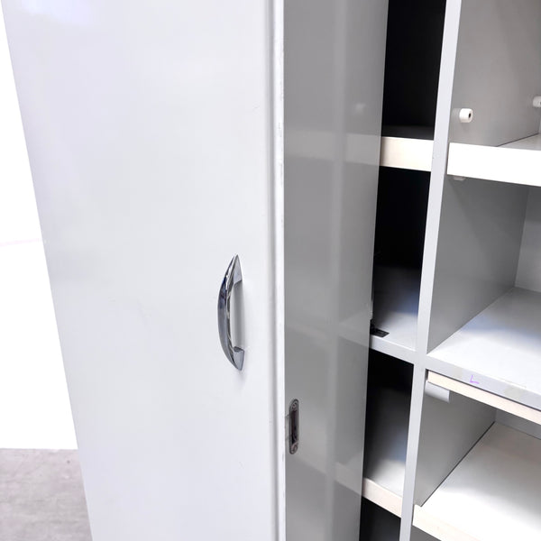 Early 20th century wooden medicine chest in Bauhaus style