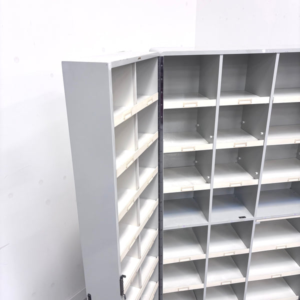 Early 20th century wooden medicine chest in Bauhaus style