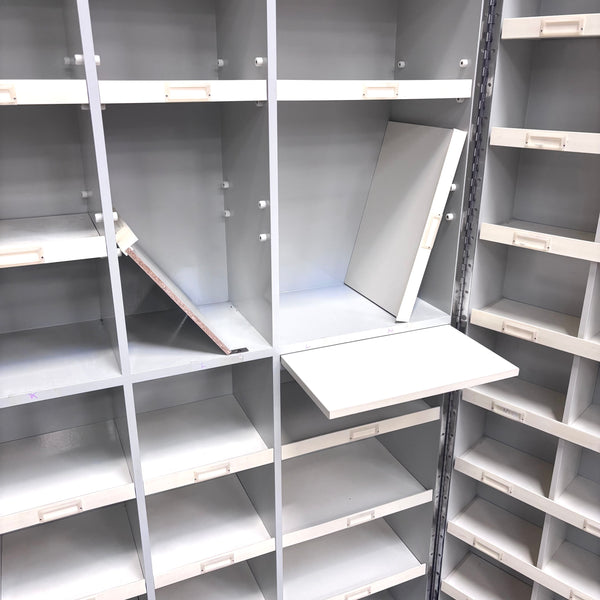 Early 20th century wooden medicine chest in Bauhaus style