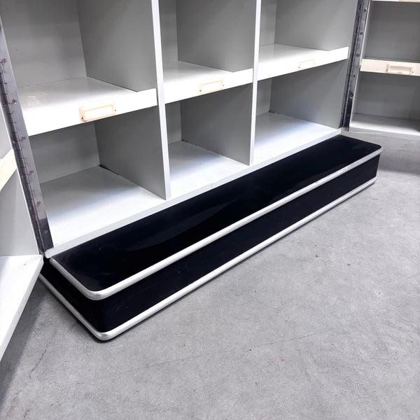 Early 20th century wooden medicine chest in Bauhaus style