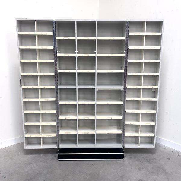 Early 20th century wooden medicine chest in Bauhaus style